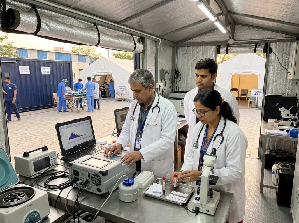 Deployable Radiological Emergency Laboratory: Advances in Rapid Field Dosimetry and Triage