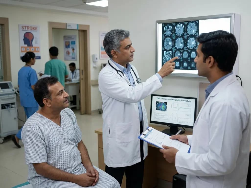 Transcallosal Inhibition and Subacute Motor Recovery After Stroke