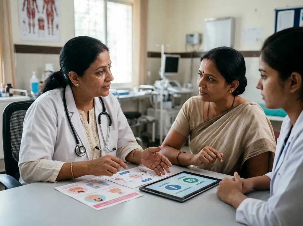 SharES Trial: Evaluating Shared Decision Making Systems in Breast Cancer Care