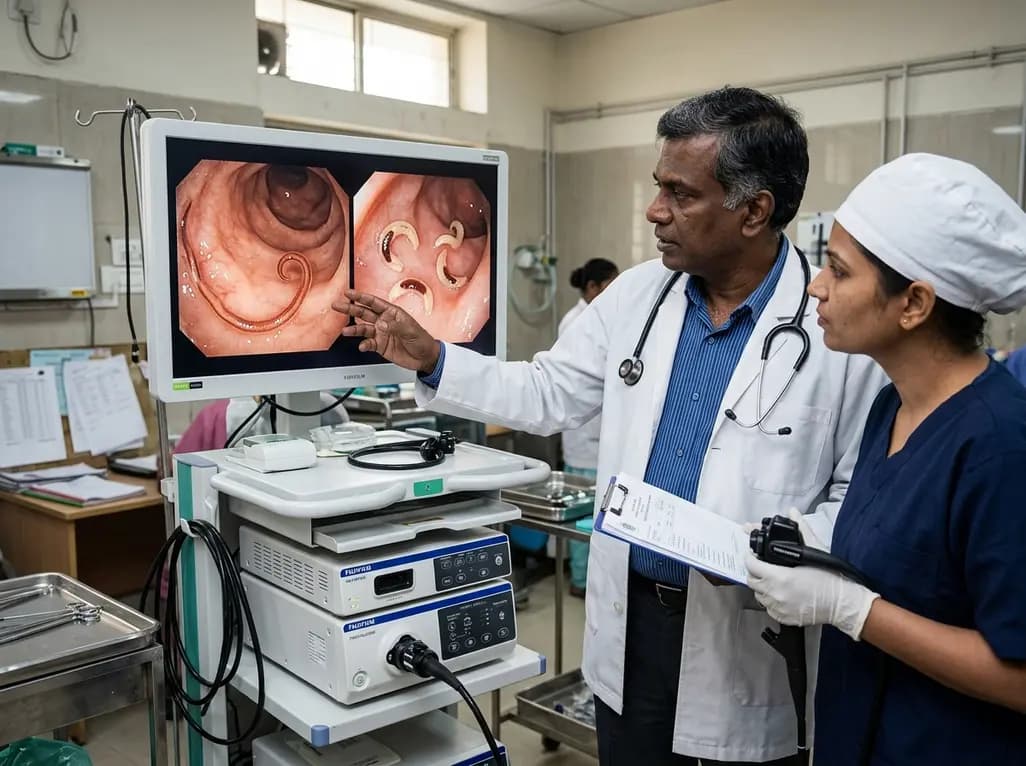 Incidental Parasitic Infections on Colonoscopy: Identifying Whipworm and Hookworm