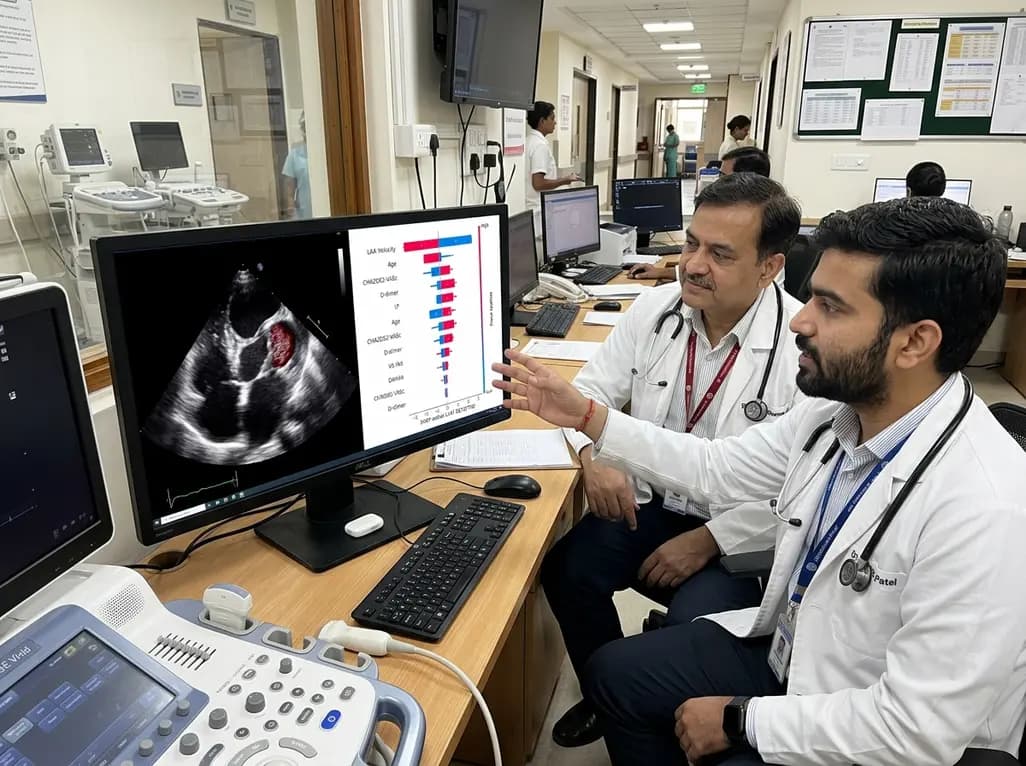 Explainable Machine Learning Model for Detecting Left Atrial Appendage Thrombus in Atrial Fibrillation