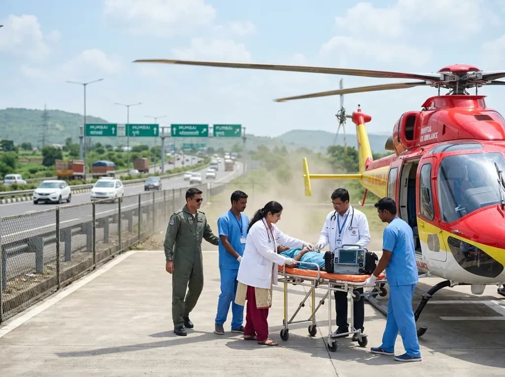 Maharashtra Launches Air Ambulance Service on 3 Highways