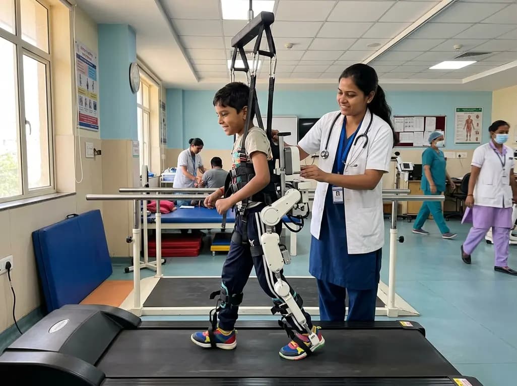 Robot-Assisted Gait Training for Respiratory Function and Quality of Life in Cerebral Palsy