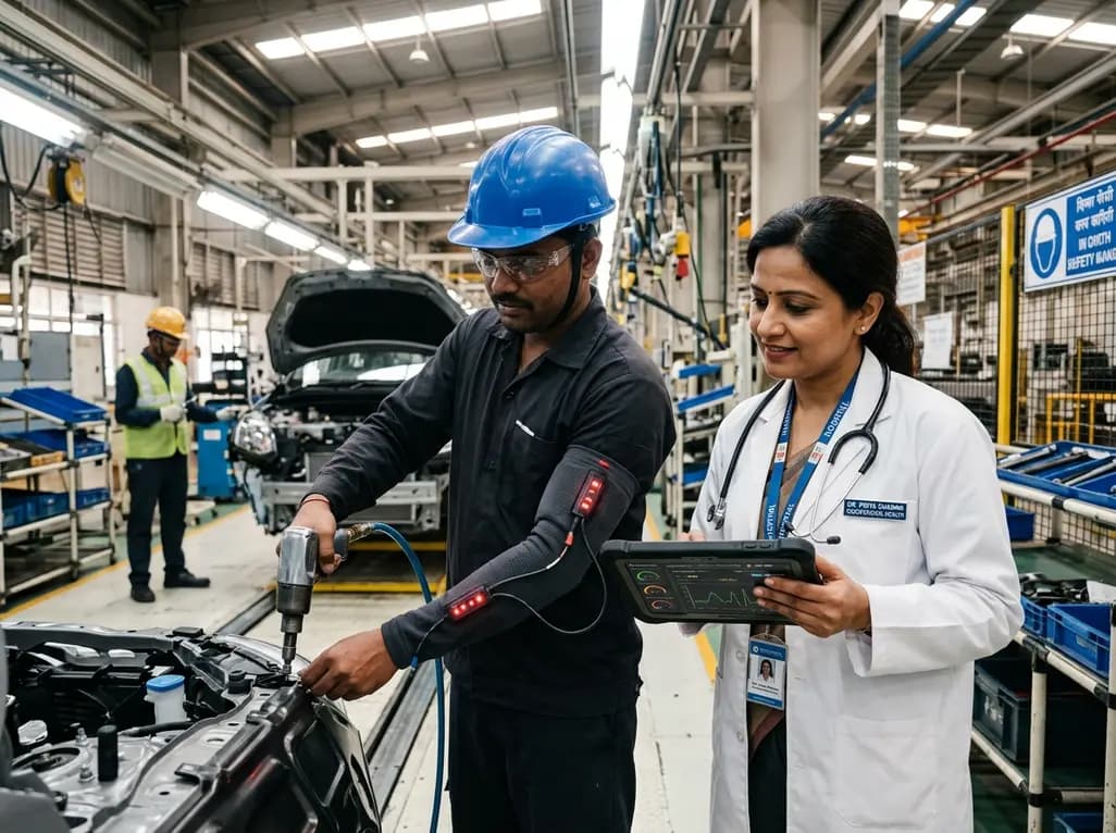 Smart Compression Sleeves in Industrial Ergonomics: Mitigating Musculoskeletal Risk in Automotive Assembly