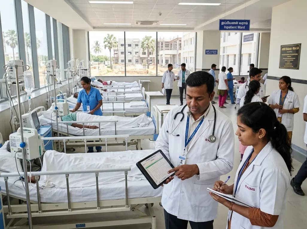 AIIMS Madurai to Launch 150-Bed Care by January 2027