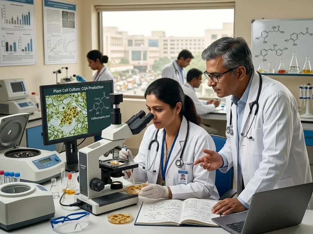 Biotechnological Production and Clinical Potential of Caffeoylquinic Acids