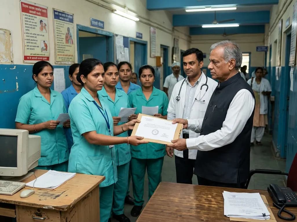 Maharashtra Nurses Federation Demands GNM Exam Inquiry