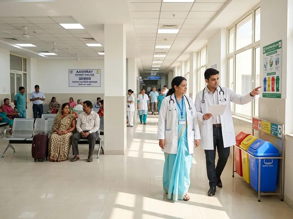 AIIMS Upgrades Patient Care with Cleanliness & Shelter