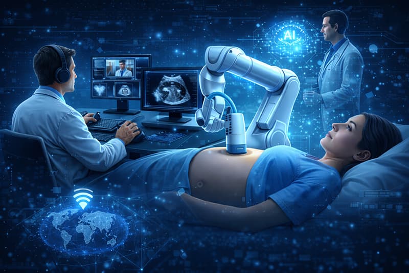 AI-Powered Tele-Robotic Ultrasound: Remote Care Milestone