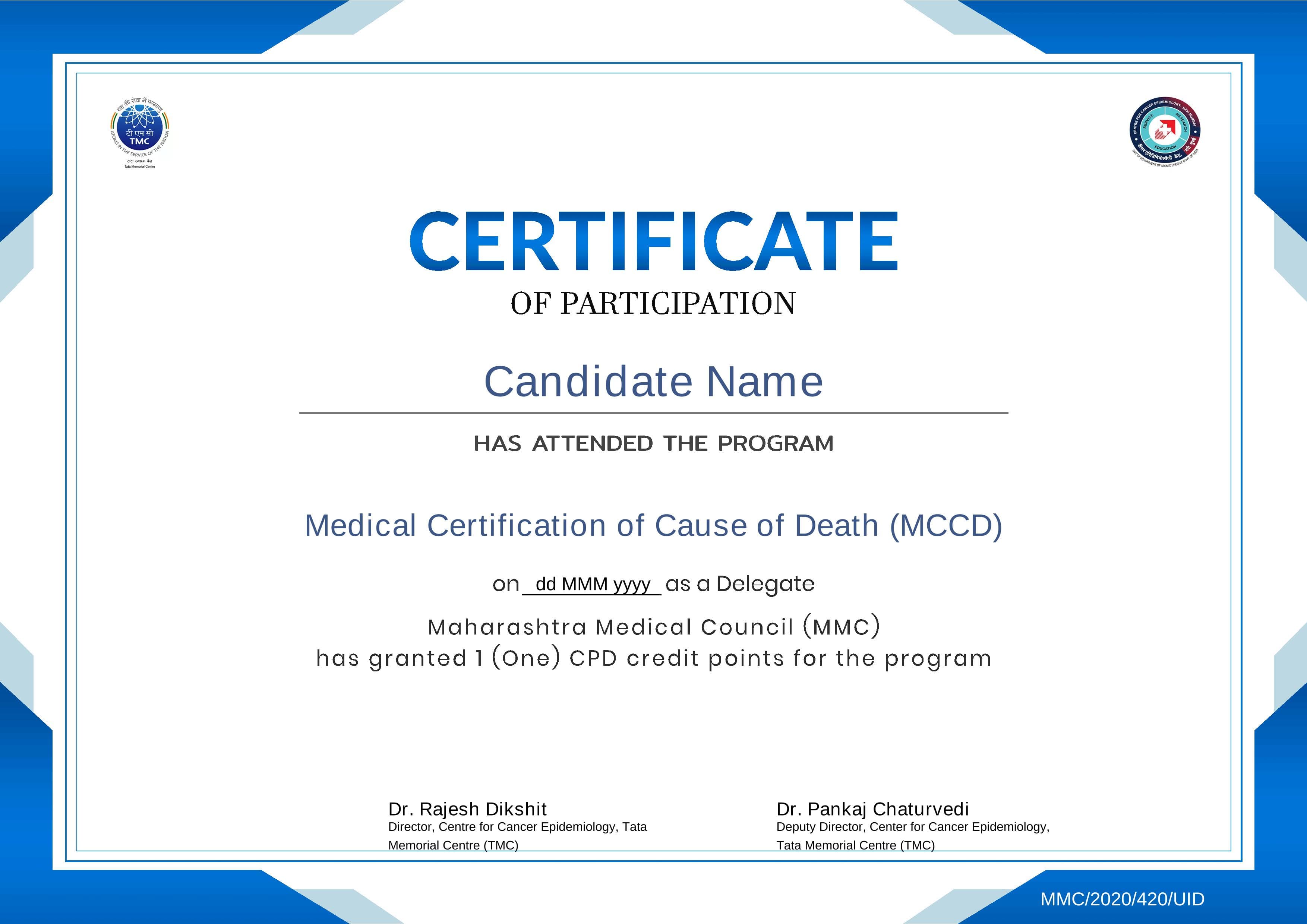 Certificate Preview